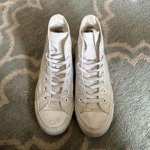White Monochrome Converse Chuck Taylor All Star